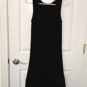 Athleta black crochet sundress